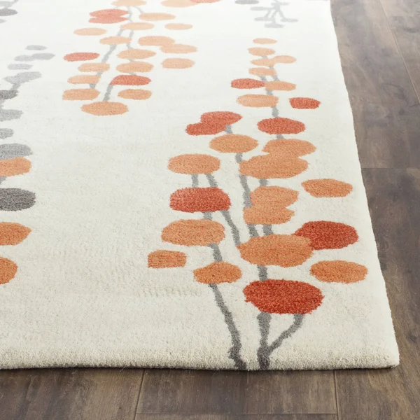Safavieh Soho SOH338B Area Rug Beige/Orange 6& x 6& Square