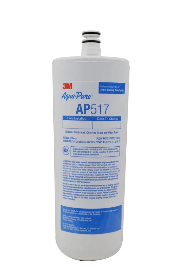 3M Under Sink Filter Replacement Cartridge Aqua Pure AP517