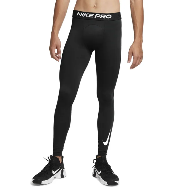 Nike Men's Pro Warm Tights, XXL, Black