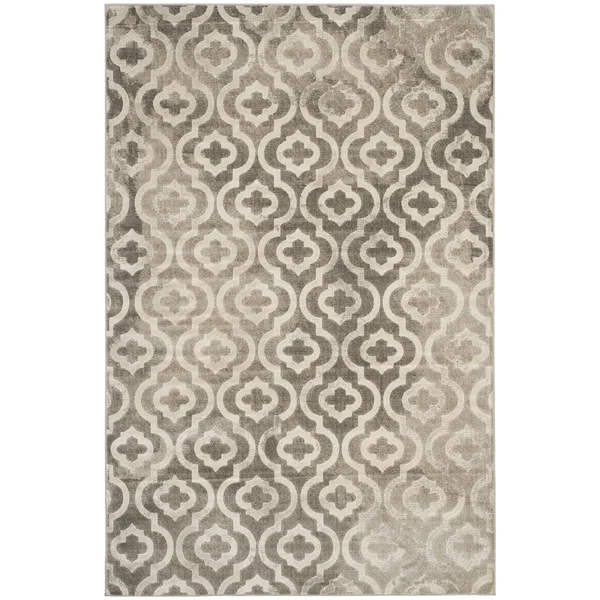 Safavieh Porcello PRL7734E 6&7x22 x 6&7x22 Square Grey - Ivory Area Rug