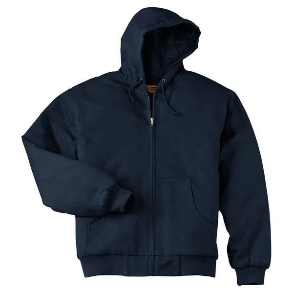 Cornerstone J763H Duck Cloth Hooded Work Jacket - Navy - 3XL