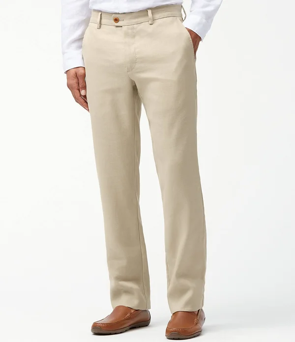 Tommy Bahama Mahalo Bay Flat-Front Pants, Mens, 40 34, Stone Khaki