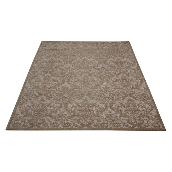 Nourison Damask DAS02 5& x 7& Grey Area Rug