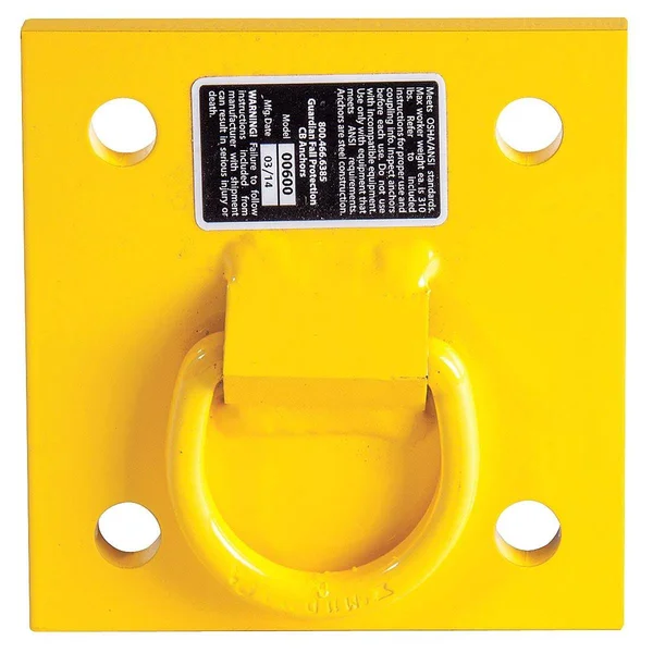Guardian 00600 Concrete Anchor - 420 lb., Steel
