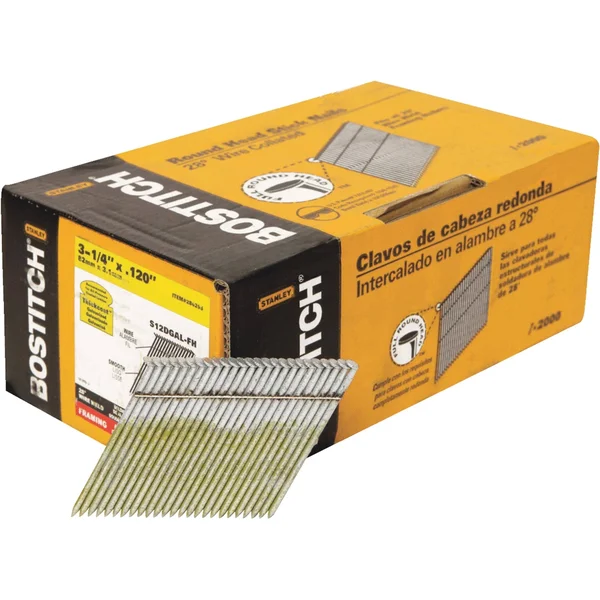 Stanley Bostitch Round Head Stick Framing Nail - 3.25x22 - 2000 count
