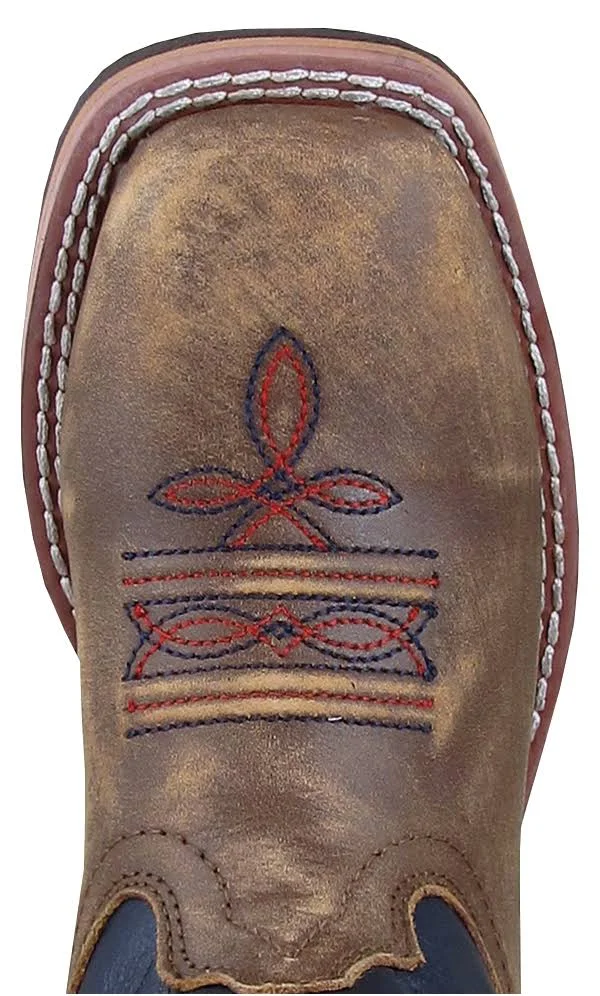 Smoky Mountain Kids Stars and Stripes Leather Western Boots