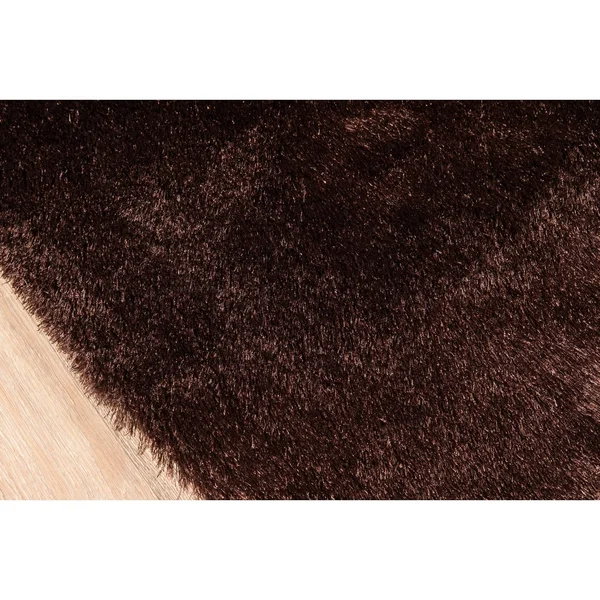Momeni Luster Shag Carbon Rug - 4& Round