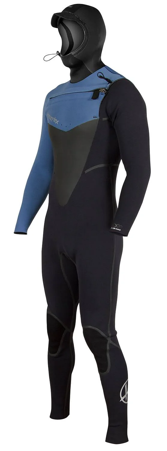 Hyperflex Wetsuits Men's Voodoo 5/4/3mm Hooded Front Zip Fullsuit