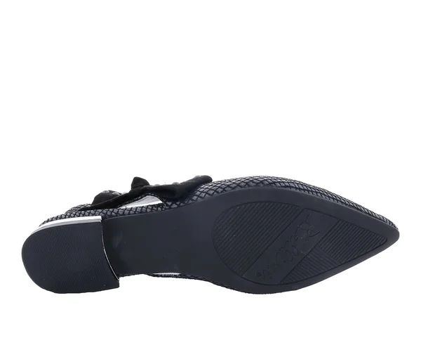 Bellini Women's Flawless Slingback Flat, Size: 10, Black Polyurethane