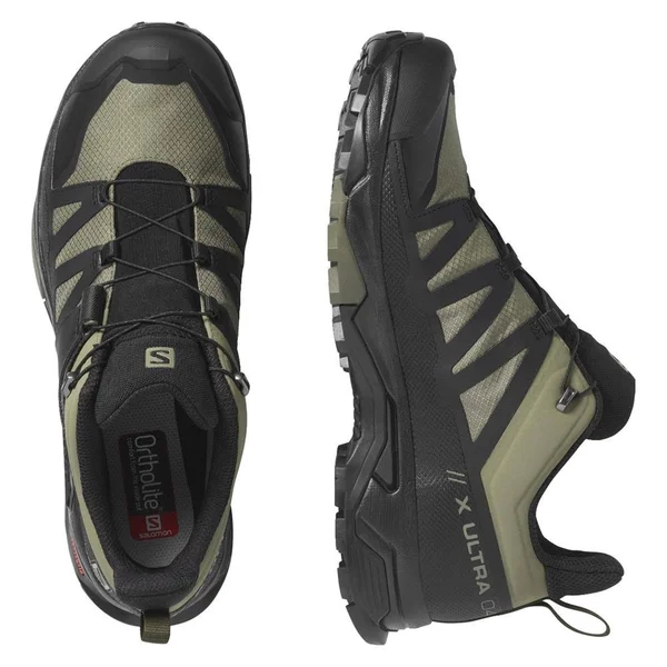Salomon Men's x Ultra 4 GTX Hiking Shoes - Green - Size 9