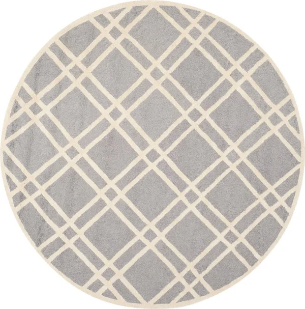 Safavieh Cambridge Silver & Ivory 5& x 8& Rug