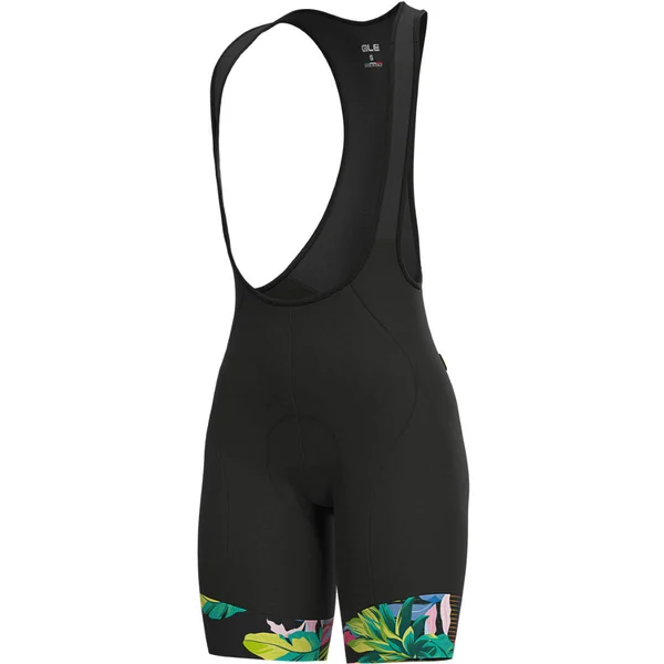 Alé Women's Solid Tropika Bib Shorts - XXL - Black-Multi