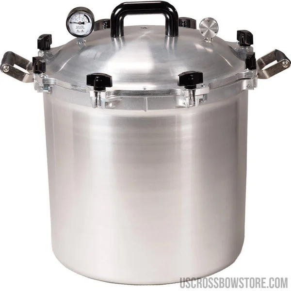 All American 41.5 Quart Pressure Cooker Canner - Silver