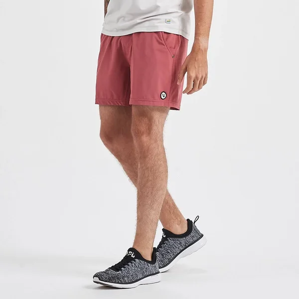 Kore Shorts 5x22 by Vuori in Saltwater Red, Size Large