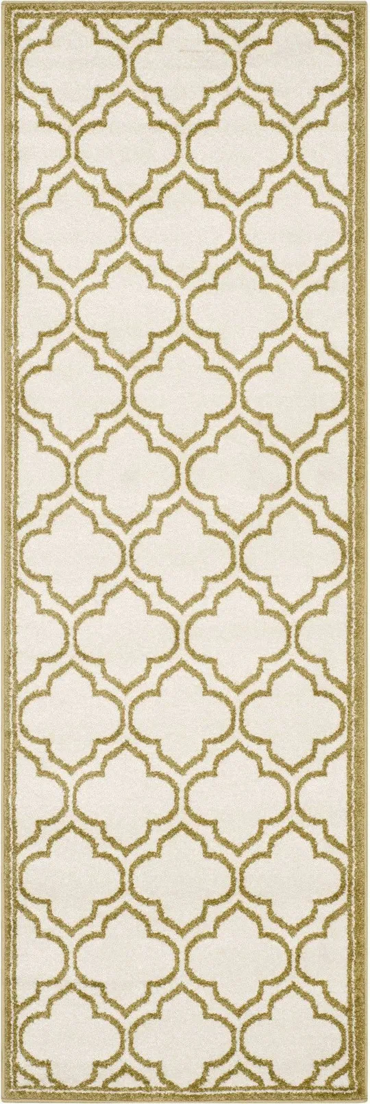 Safavieh Amherst Ivory & Light Green 7& x 7& Square Rug