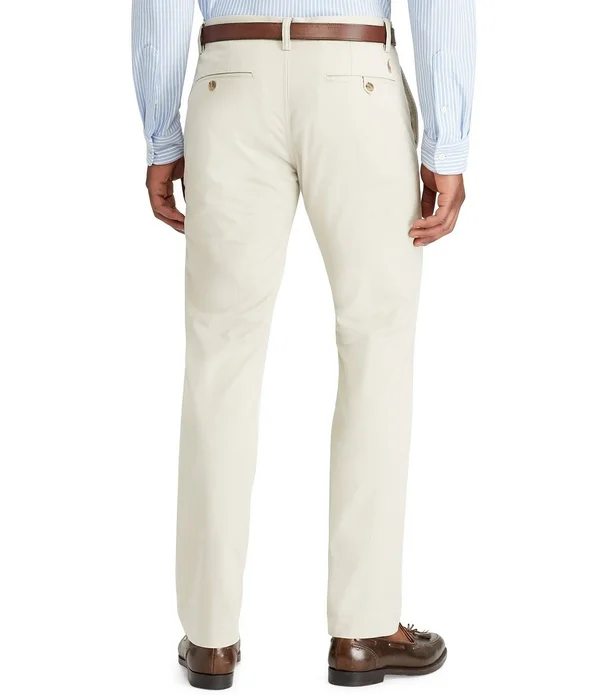 Polo Ralph Lauren Men's Straight-Fit Stretch Chino Pants - Norfolk Grey