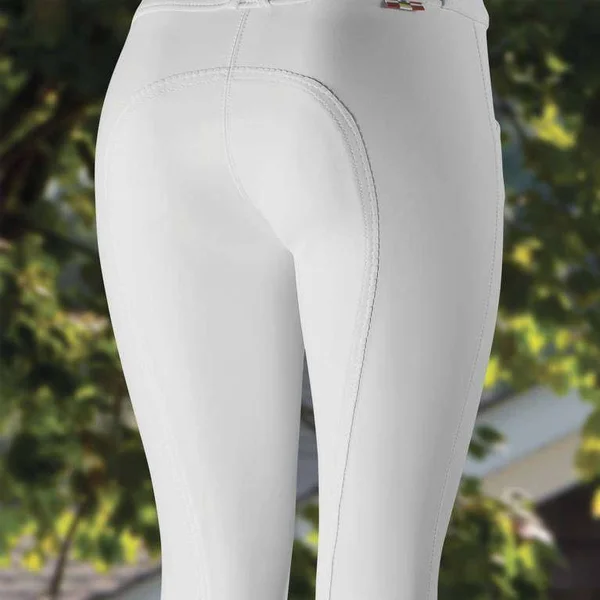 Horze Grand Prix Women's Leather Full Seat Breeches - 24, Black