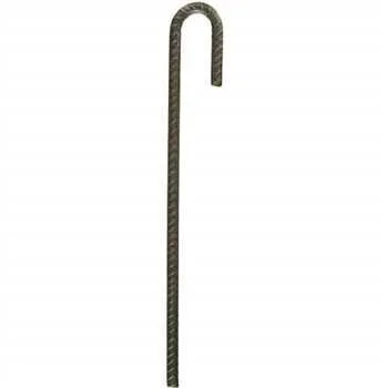 Rebar Ground Stakes - Landscaping, Camping, Irrigation & Trapping J, #4, 12 inch, 30pk, Size: #4 (4/8)