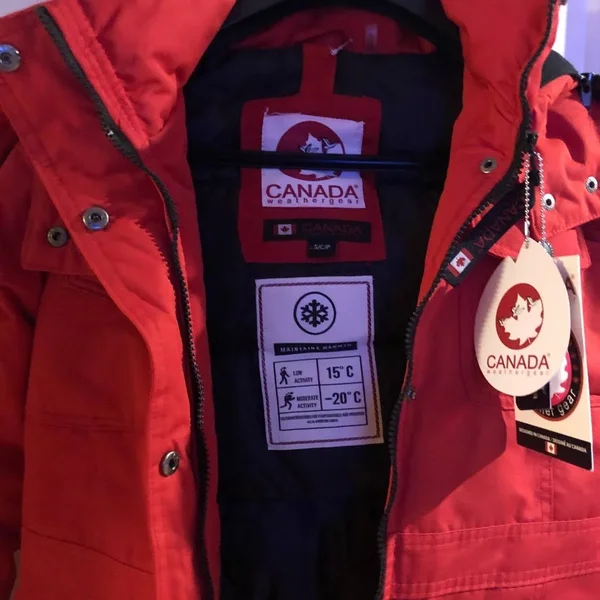 Canada Weather Gear Jackets & Coats - Canada Weather Gear, Color: Black/Red, Size: S, Jackandollie&s Closet