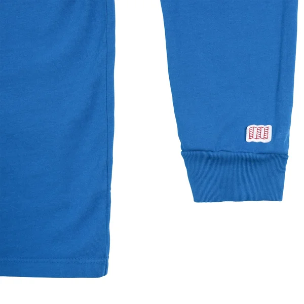 Topo Designs Men's Pocket Tee Shirt Long Sleeve in Natural Size XXL - Cotton