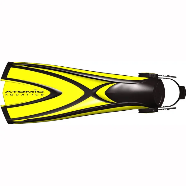 Atomic X1 Fin - Large, Yellow