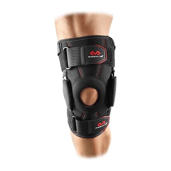 McDavid Level 3 Knee Brace with Dual Disk Hinges - Black, L