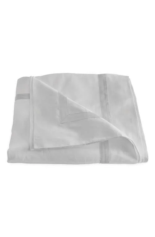 Matouk Nocturne - King Duvet Cover, Silver