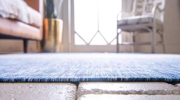 Unique Loom Ombre Outdoor Rug - Blue, 9x12 ft