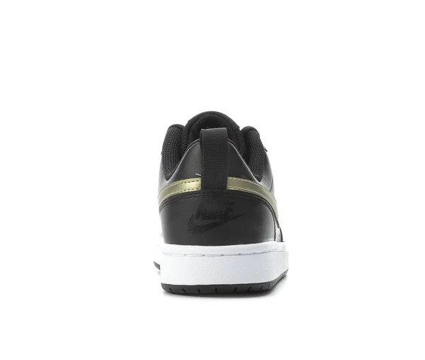 Nike Boys Court Borough 2 Low Top Sneakers - Black - Size 4m
