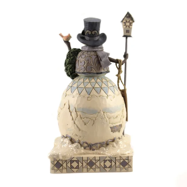 Woodland Snowman Cardinals Figurine by Jim Shore