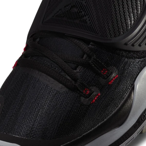Nike Mens Kyrie Irving Kyrie 6 Basketball Shoes Black/Black/University Red/White Size 7.5