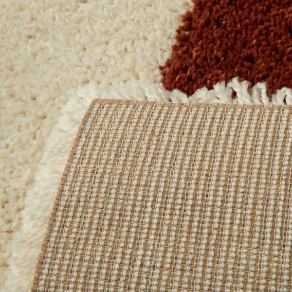 BALTA Levine Burnt Orange 8 ft. x 10 ft. Geometric Shag Area Rug