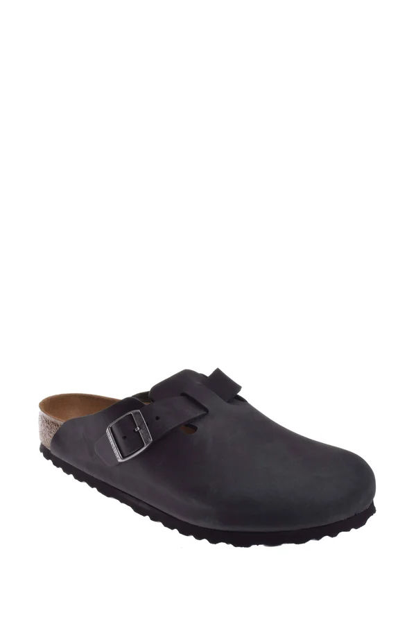 Birkenstock Boston Oiled Leather Black
