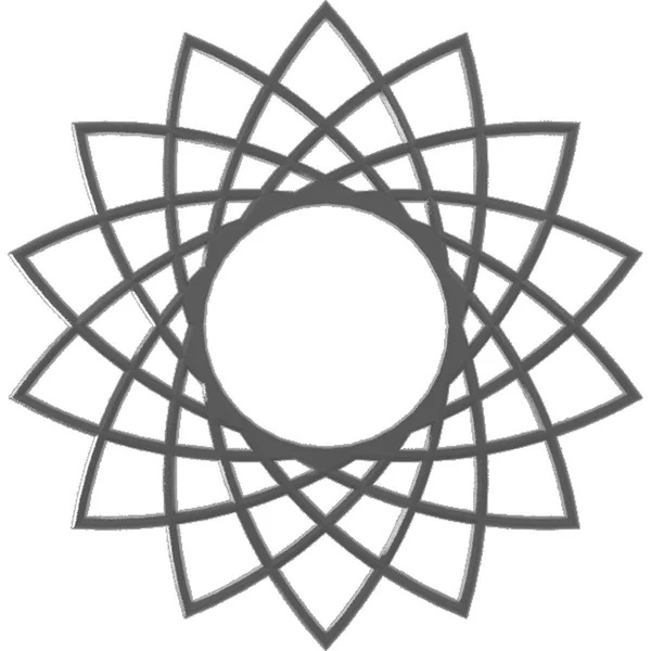 Ekena Millwork CMPP28EASNI 28x22OD x 10 3/4x22ID x 3/4x22P Eleanor Architectural Grade PVC Pierced Ceiling Medallion - Nickel