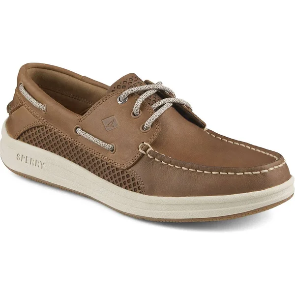 Sperry Men's Gamefish 3-Eye Boat Shoe - Dark Tan 8.5