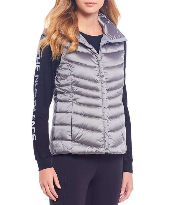 The North Face Aconcagua Vest II - Women's Shiny Mid Grey - M