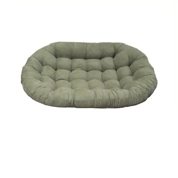 Blazing Needles Oversize Double Papasan Micro Suede Cushion-Java