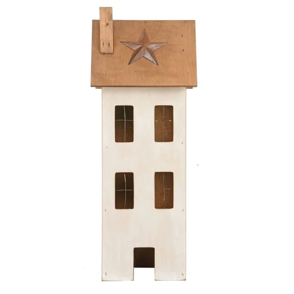 Decorative Lighted Houses - White - Large