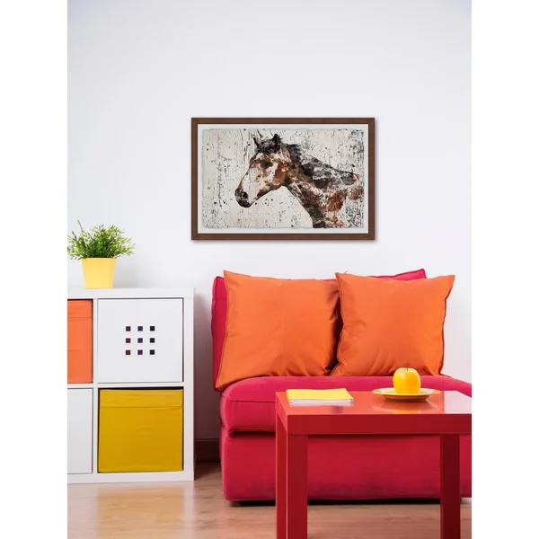 Marmont Hill Prize Horse Framed Print Wall Art