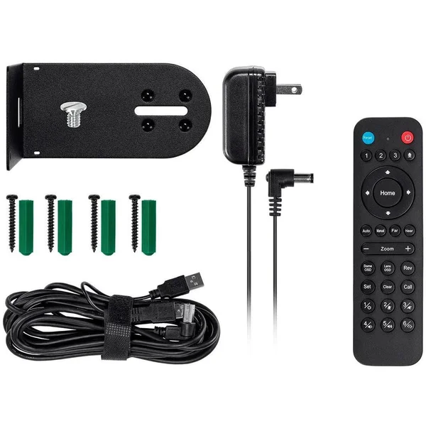 Workstream by Monoprice PTZ Conference Camera, Pan and Tilt with Remote, 1080p Webcam, USB 2.0, 10x Optical Zoom