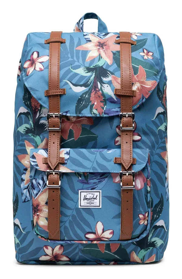Herschel Supply Co. Little America Mid-Volume Summer Floral Heaven Blue One Size