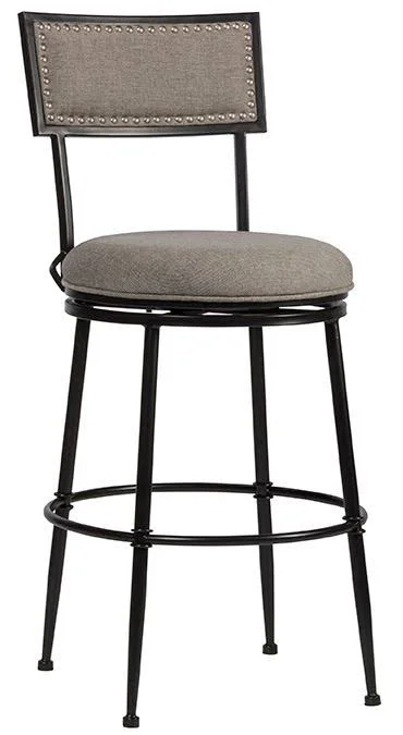 Hillsdale Theilmann Bar Stool Grey One Size