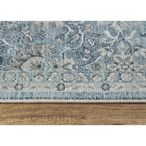 Dynamic Rugs Juno 6883 9&2x22 x 12&6x22 Light Blue Area Rug