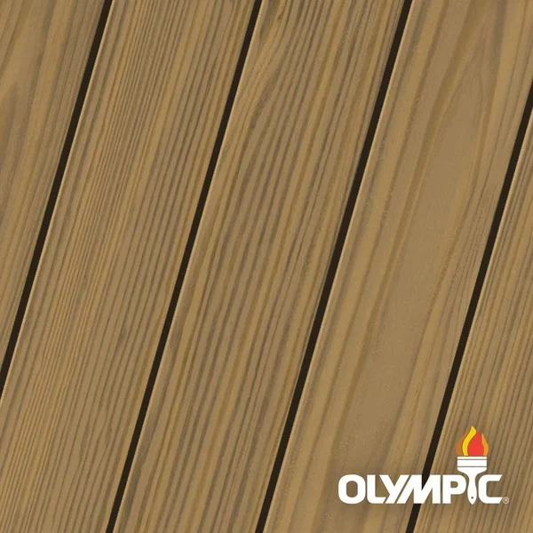 Olympic Elite 3-gal. EST726 Light Mocha Semi-Transparent Exterior Stain and Sealant in One