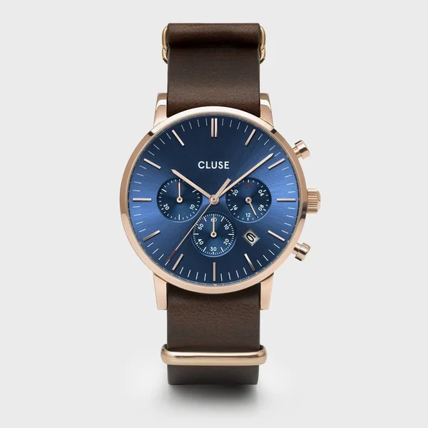 Cluse Aravis Chronograph Quartz Blue Dial Men's Watch Cw0101502008