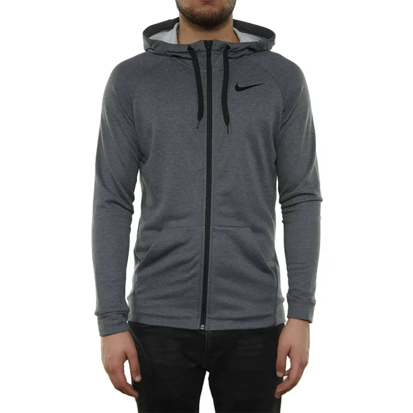 Men's Dry Training Full-Zip Hoodie Nike Charcoal