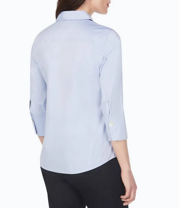 Foxcroft Paityn Non-Iron Cotton Shirt - Yellow - 4