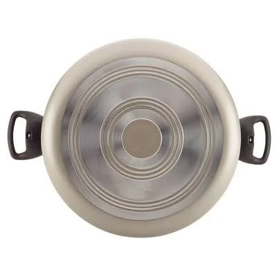 Farberware 10.5 qt Aluminum Nonstick Covered Stockpot - Champagne