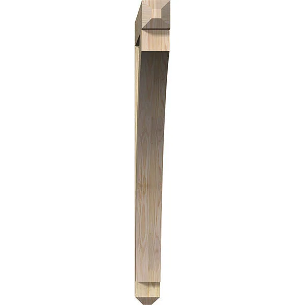4x22W x 46x22D x 46x22H Thorton Craftsman Rough Sawn BRACKET, Douglas Fir