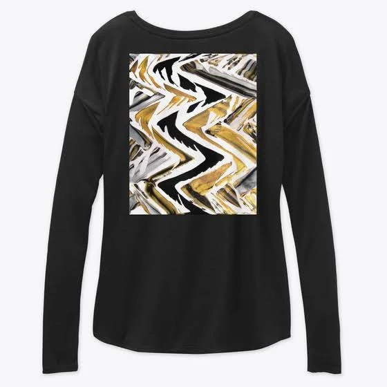 Unisex Zig-Zag-Chic - 2XL - Black